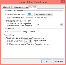 Posteingangs- und Ausgangsserver (POP3)